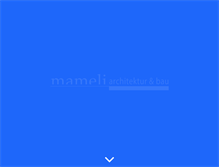 Tablet Screenshot of mameli.ch